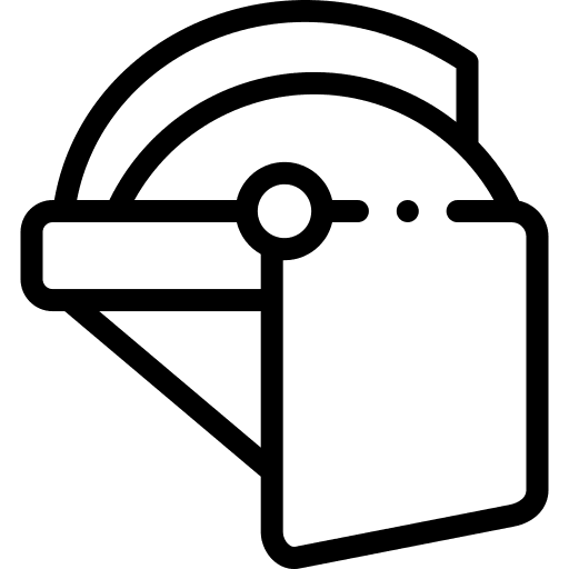 Welding mask industry security construction and tools icon