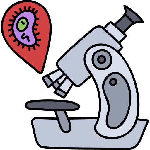 Research virus research coronavirus icon