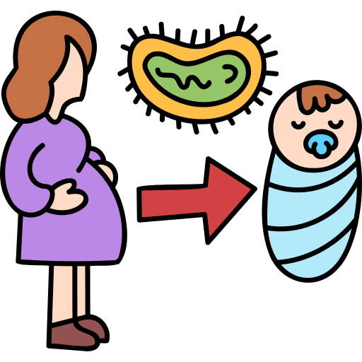 Contagion healthcare and medical covid 19 baby icon