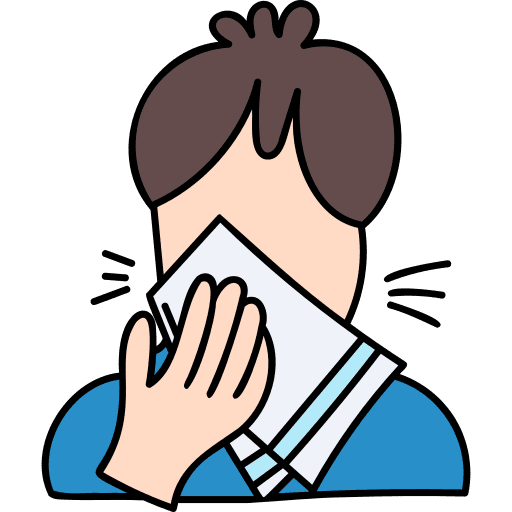 Cold healthcare illness coronavirus icon