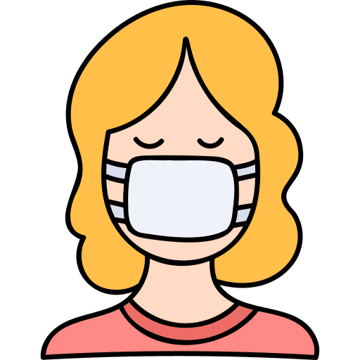 Woman avatar prevention healthcare and medical icon