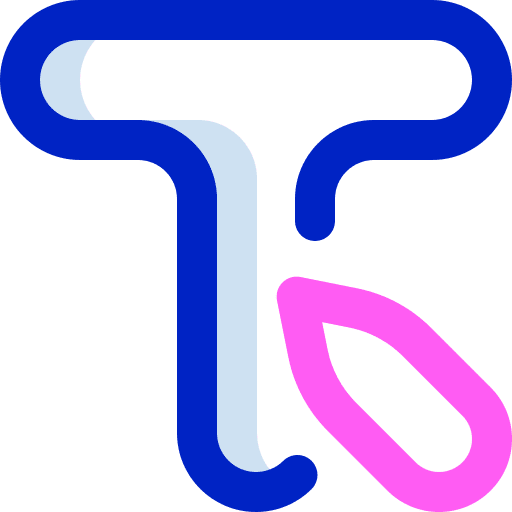 Typography graphic design art and design interface icon