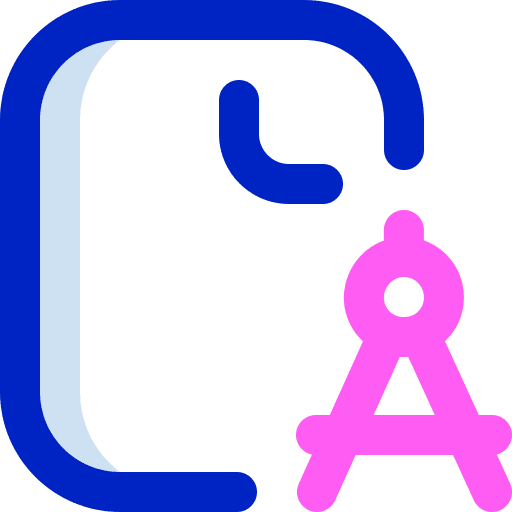 Document art and design document interface icon