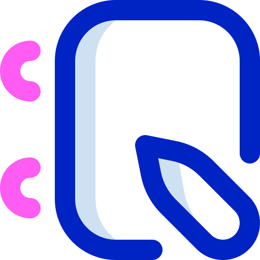 Draw writing edit tools and utensils icon