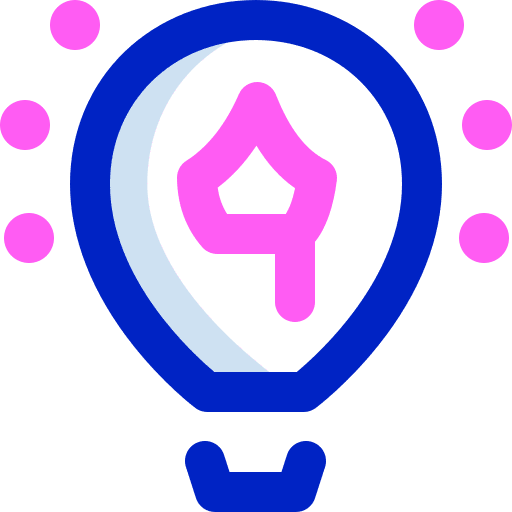 Idea art and design light bulb invention icon