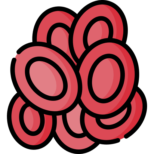 Cell healthcare and medical blood cells blood cell icon