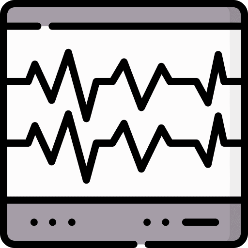 Electrocardiogram electrocardiogram cardiogram health icon