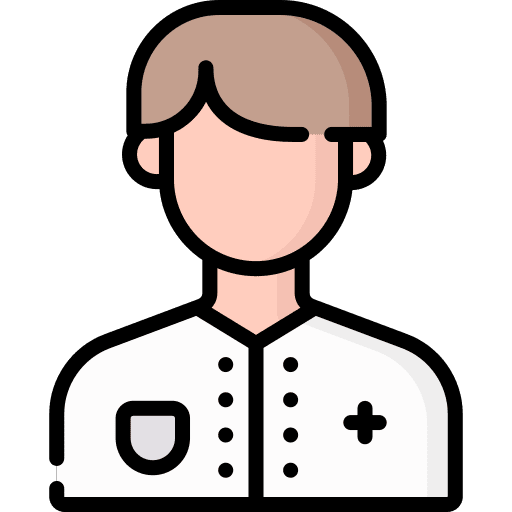 Nurse male man hospital icon