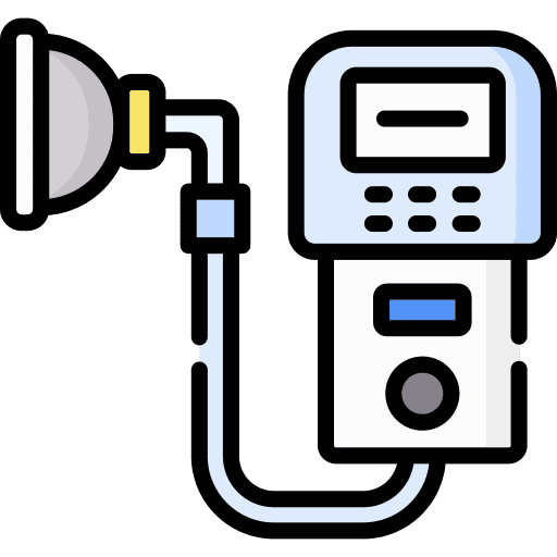 Respirator machine respirator mask icon