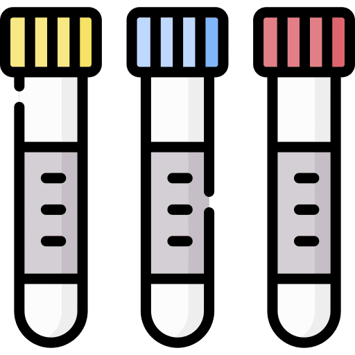 Sample healthcare and medical testing sample icon