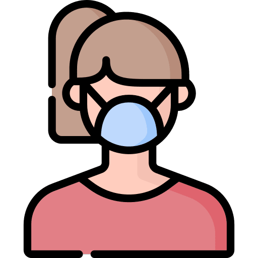 Face mask sterilization security surgeon icon