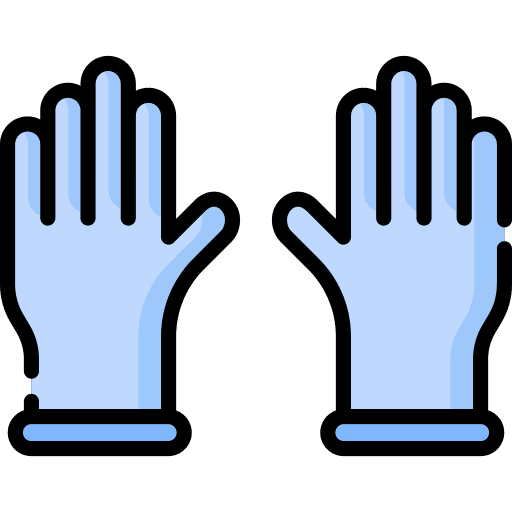 Gloves medical tools medical equipment healthcare and medical icon
