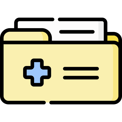 Medical history clinic history hospital health clinic icon