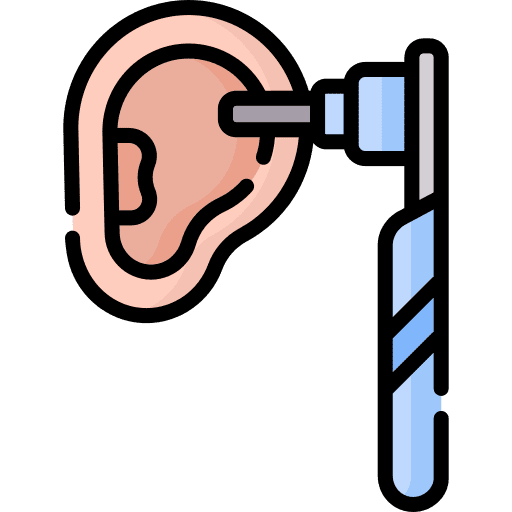 Otoscope otoscopy otoscope check icon