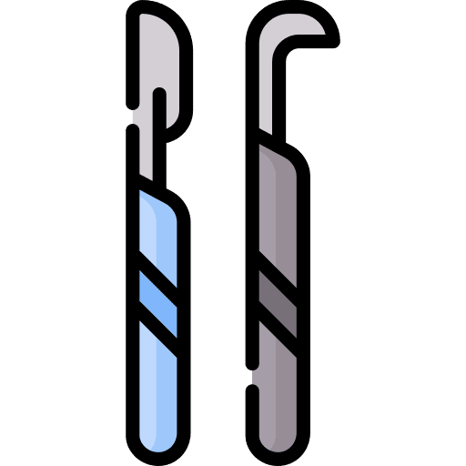 Scalpel cutting knife scalpel healthcare and medical icon