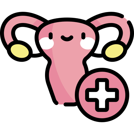 Gynecology healthcare and medical sexual health gynecology icon