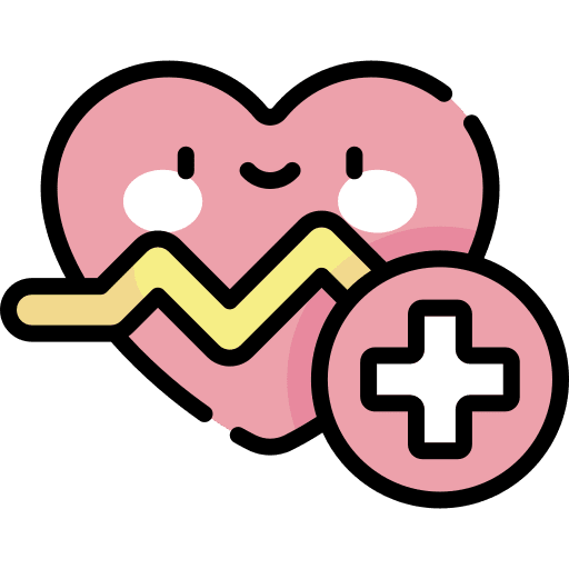 Cardiology beat cardiovascular transplant icon