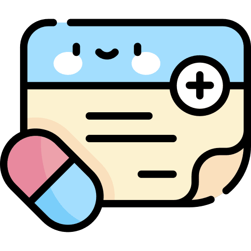 Medical prescription prescription checkup medication icon