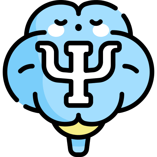 Psychology motivation mind psi icon