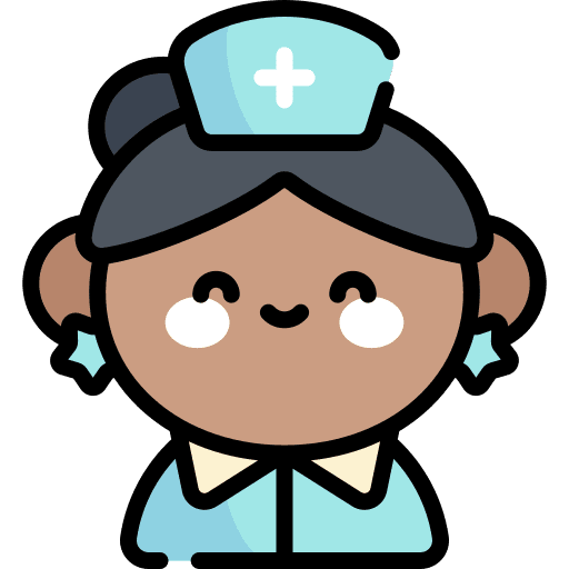 Nurse medical assistance woman hospital icon