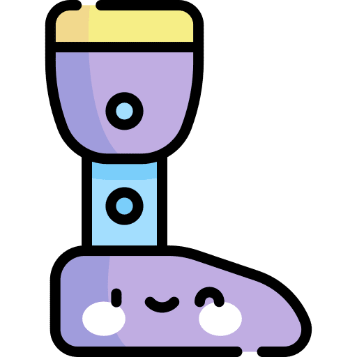 Prosthesis prosthesis healthcare and medical robotics icon