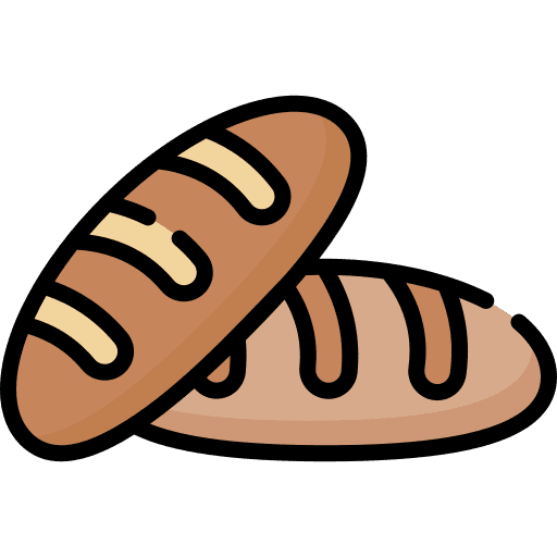 Bread sweet meal bread icon