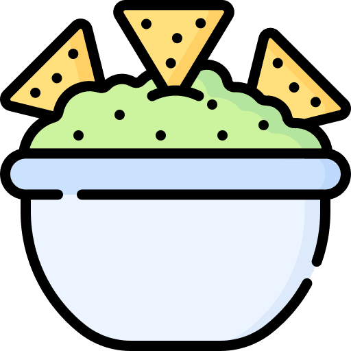 Guacamole food and restaurant nutrition healthy food icon