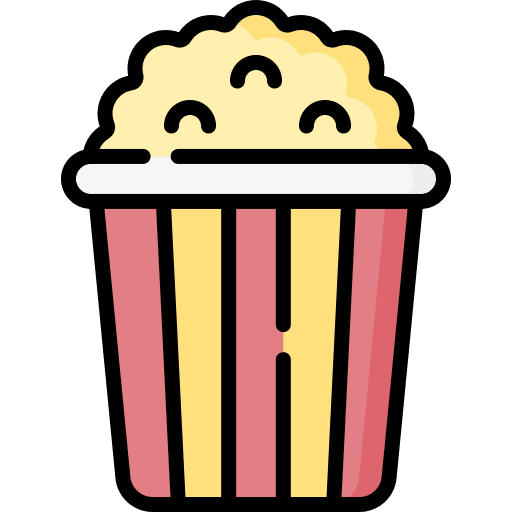 Popcorn entertainment fast food food and restaurant icon