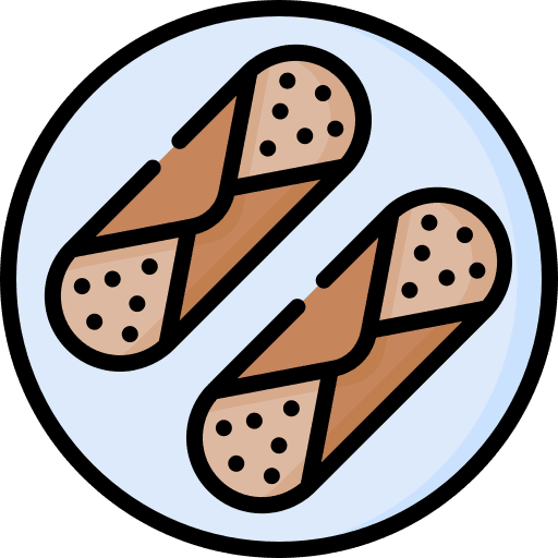 Cannoli sweet cannoli dessert icon