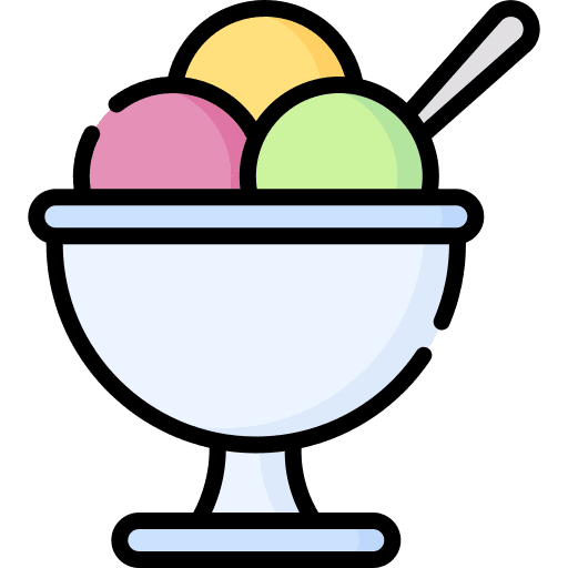 Ice cream fast food ice cream dessert icon