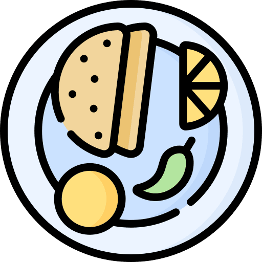 Indian food oriental asian indian food icon