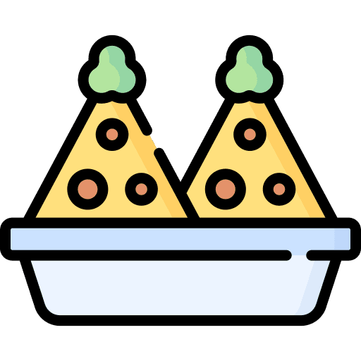 Nachos guacamole nachos snack icon