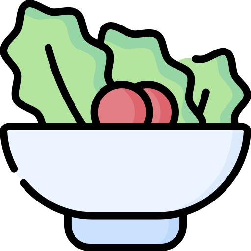 Salad vegan salad vegetables icon
