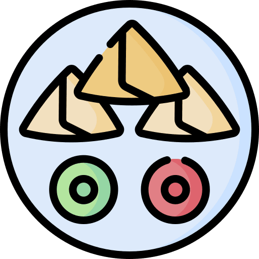 Samosa gastronomy samosa food and restaurant icon