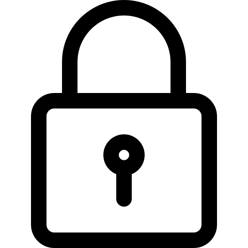 Padlock lock protection secure icon