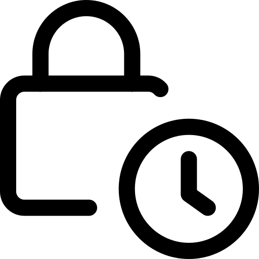 Time security secure password icon