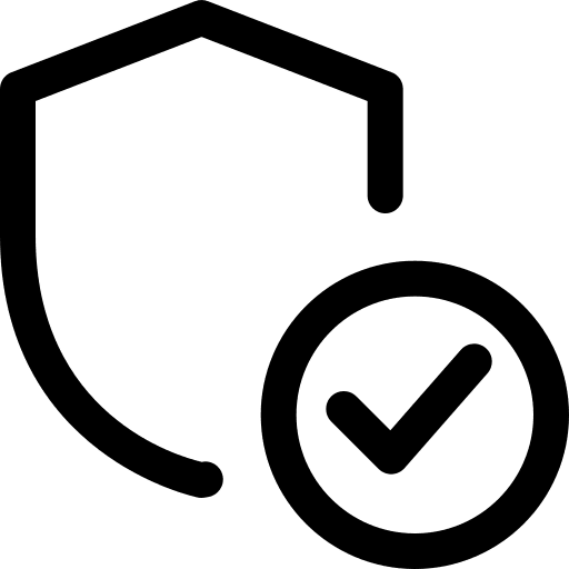Verify security verify shield icon