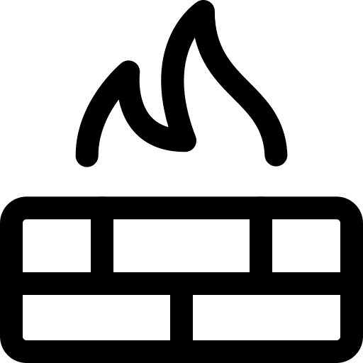 Protect protection network firewall icon