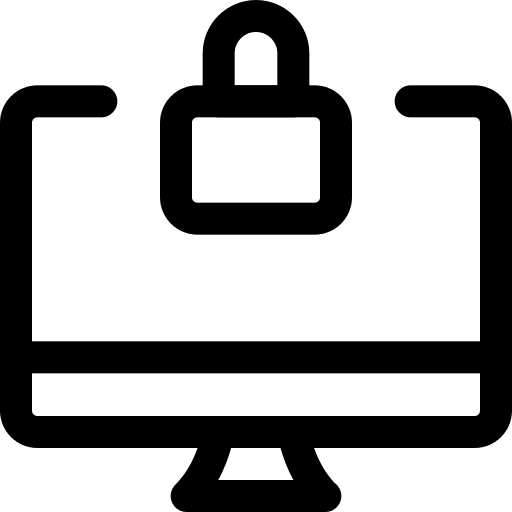 Lock closed security padlock icon