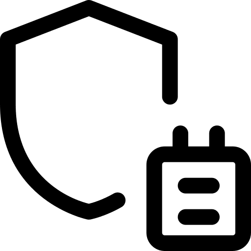 Notes secure notes protected icon