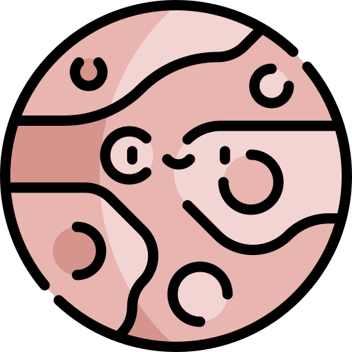 Mercury space planet galaxy icon