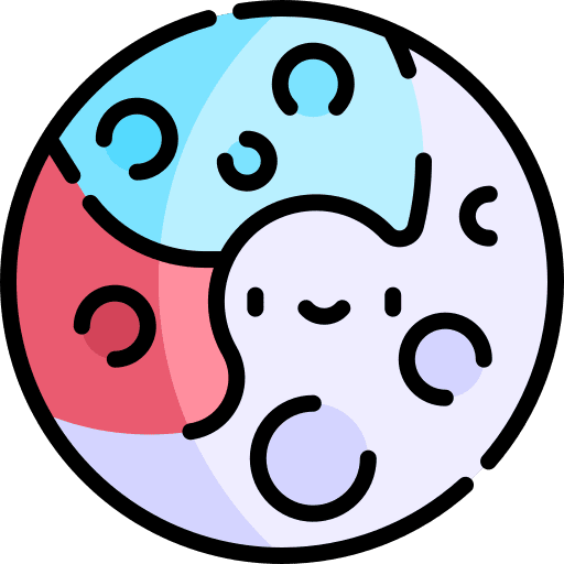 Pluto solar system planet space icon