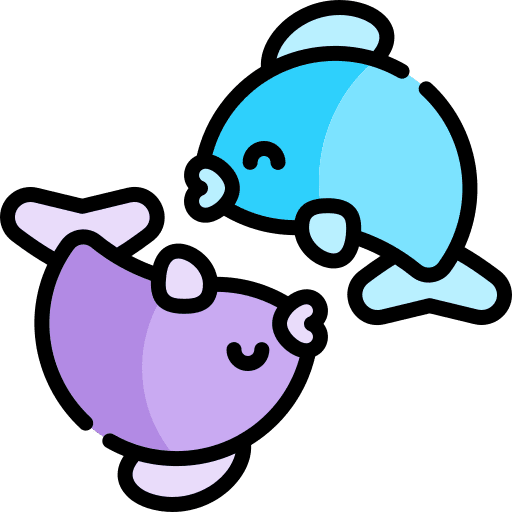 Pisces zodiac horoscope signs icon