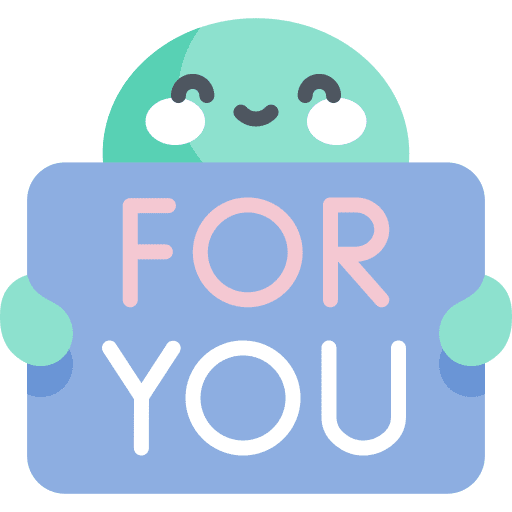 For you surprise gift thankful icon