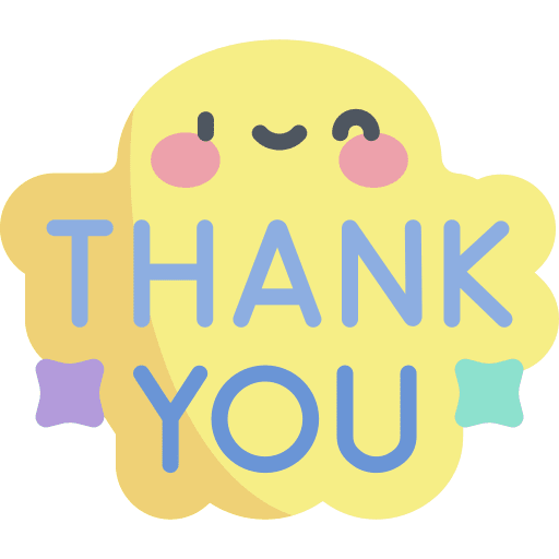 Thank you message thank you communication icon