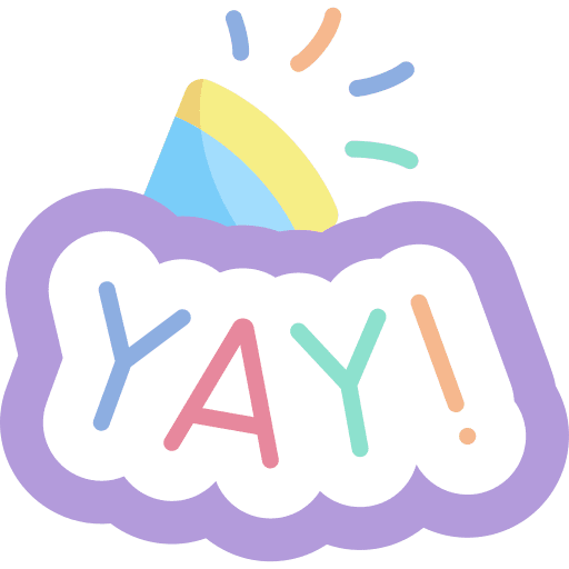 Yay yay message miscellaneous icon