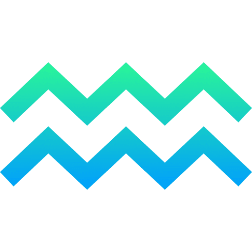 Aquarius aquarius astrology zodiac icon