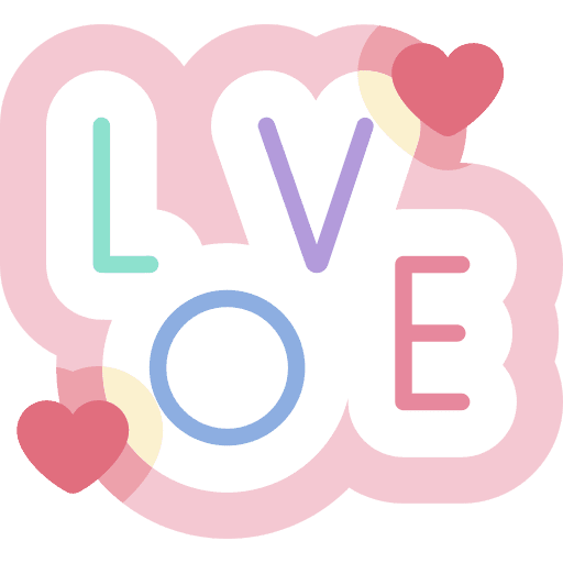 Love romance romantic fall in love icon