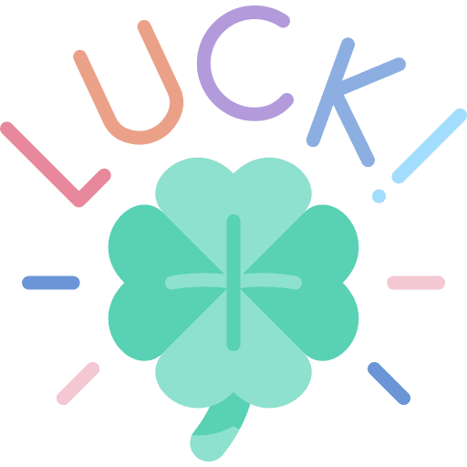 Luck message good luck nature icon