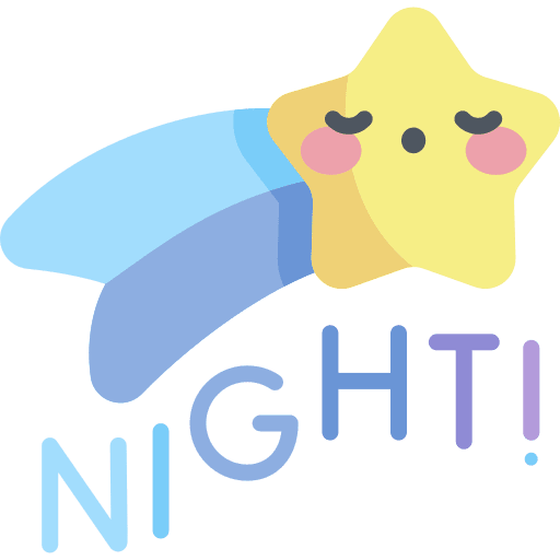 Night star message miscellaneous icon